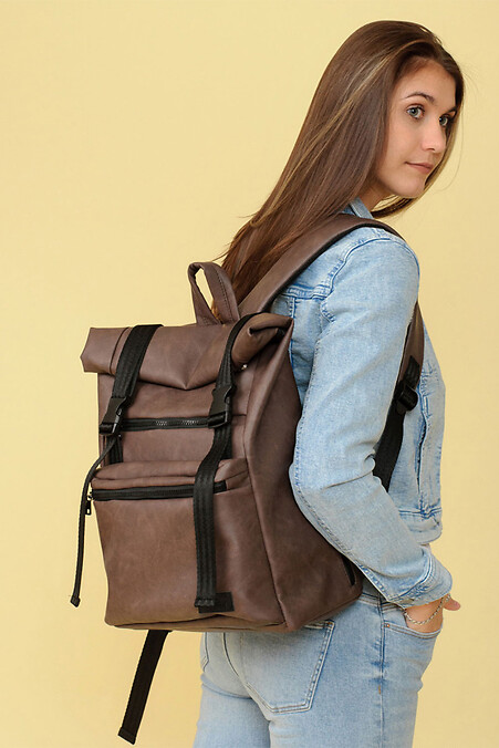 Plecak rolkowy Sambag unisex RollTop LTT. Plecaki. Kolor: brązowy. #8045062