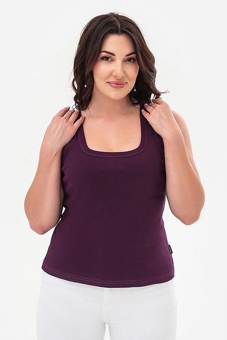 PINAR T-shirt fioletowy - #3043146