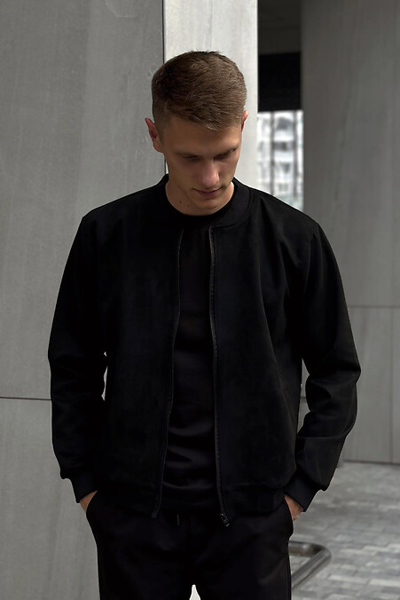 Zamsz Bomber Low, Czarny - #8031152