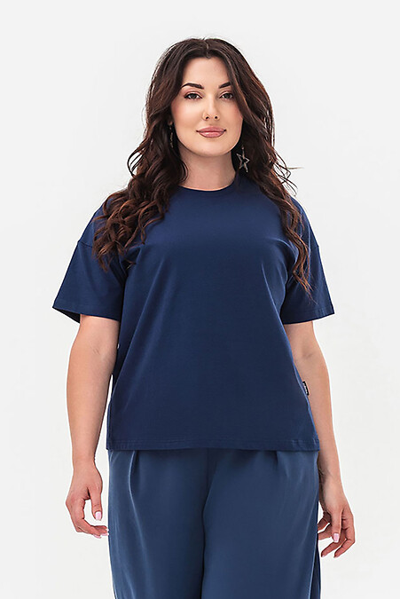 T-shirt SENA niebieski - #3043175
