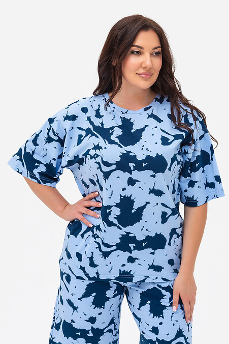 T-shirt LANI-T Niebieski - #3043227