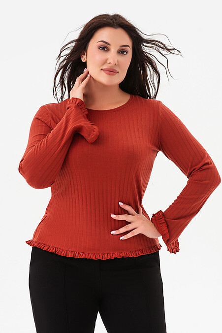 Longs RUFFLE terakota - #3043325