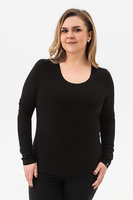 Długi rękaw NIKKI czarny - #3043336