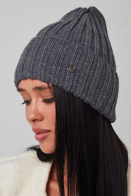 Czapka damska SAGO LUSH w kolorze szarym - #4496470