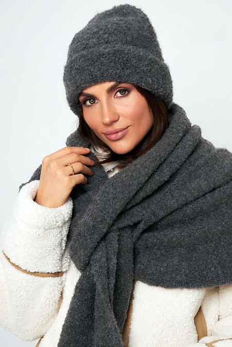 Kapelusz damski MISSY CHIA ciemnoszary - #4496558