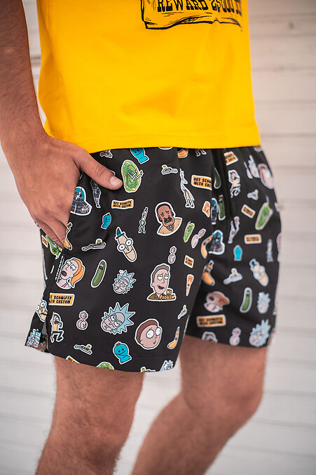 Spodenki kąpielowe Rick and Morty Custom Wear - #8025586