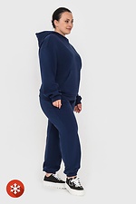 Damski ocieplany dres KAMALA w kolorze granatowym – bluza z kapturem i spodnie dresowe Garne 3041001 zdjęcie №9
