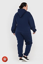 Damski ocieplany dres KAMALA w kolorze granatowym – bluza z kapturem i spodnie dresowe Garne 3041001 zdjęcie №10
