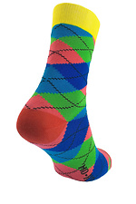 Kolorowe skarpetki Perfi w romby M-SOCKS 2040036 zdjęcie №3