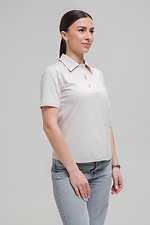 Modne damskie polo MILLI premium jakości w kolorze beżowym Garne 3043063 zdjęcie №2