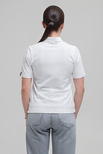 Modne damskie polo MILLI premium jakości w kolorze białym Garne 3043065 zdjęcie №3