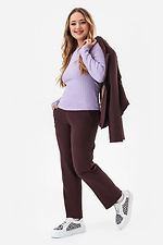 Elegancka klasyczna damska marynarka KARLOTTA w kolorze bordowym Garne 3043073 zdjęcie №3