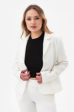 Elegancka klasyczna damska marynarka KARLOTTA w kolorze mlecznym Garne 3043074 zdjęcie №1
