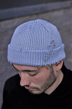 Zniszczona podarta czapka beanie Without 8049082 zdjęcie №4