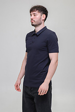 Modne męskie polo POLO z wysokiej jakości tkaniny Lacoste w kolorze granatowym Garne 3043100 zdjęcie №2