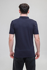 Modne męskie polo POLO z wysokiej jakości tkaniny Lacoste w kolorze granatowym Garne 3043100 zdjęcie №3