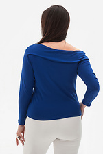 Elegancki damski longsleeve SANNA w intensywnym niebieskim kolorze electric Garne 3043113 zdjęcie №3