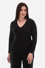 Elegancki damski longsleeve NIA w kolorze czarnym Garne 3043115 zdjęcie №1