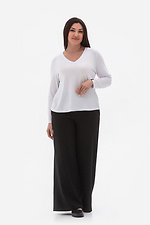Elegancki damski longsleeve NIA w kolorze białym Garne 3043116 zdjęcie №4