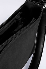 Damska zamszowa torebka w kolorze czarnym Lucherino 4008121 zdjęcie №4