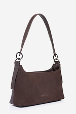 Damska zamszowa torebka w kolorze czekoladowym Lucherino 4008122 zdjęcie №2