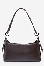 Damska zamszowa torebka w kolorze czekoladowym Lucherino 4008122 zdjęcie №3