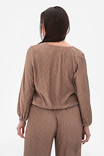 Elegancka damska bluza MIAM w kolorze beżowym Garne 3043131 zdjęcie №2