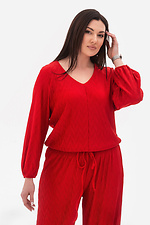 Elegancka damska bluza MIAM w kolorze czerwonym Garne 3043132 zdjęcie №2