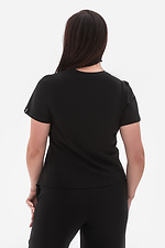 Elegancka koszulka damska BRI w kolorze czarnym z asymetrycznym dołem Garne 3043138 zdjęcie №4