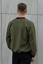 Bomber zamszowy Low, Khaki Reload 8031151 zdjęcie №2