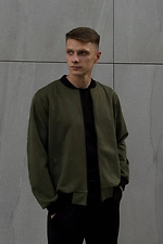 Bomber zamszowy Low, Khaki Reload 8031151 zdjęcie №4