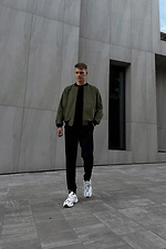 Bomber zamszowy Low, Khaki Reload 8031151 zdjęcie №6