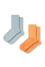 Komplet Peach+Blue z gumką (2 pary) SOX 8041161 zdjęcie №1