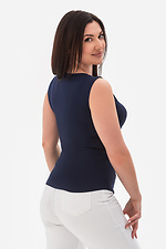 Modny top damski KATYA niebieski na lato Garne 3043163 zdjęcie №2