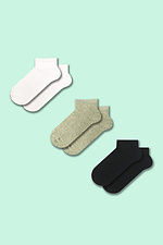 Zestaw Biały+Szary+Czarny (3 pary) SOX 8041163 zdjęcie №1