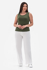 Modny top damski KATYA khaki na lato Garne 3043164 zdjęcie №6