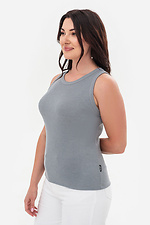 Elegancki szary T-shirt damski w prążki ENEE Garne 3043198 zdjęcie №4