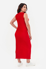 Elegancka czerwona sukienka damska na lato MITT Garne 3043200 zdjęcie №3