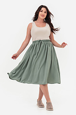 Elegancka lekka zielona spódnica damska SUMMER Garne 3043203 zdjęcie №1