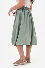 Elegancka lekka zielona spódnica damska SUMMER Garne 3043203 zdjęcie №3