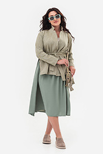 Elegancka lekka zielona spódnica damska SUMMER Garne 3043203 zdjęcie №6
