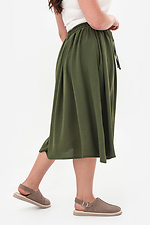 Elegancka lekka spódnica damska SUMMER w kolorze khaki Garne 3043204 zdjęcie №2