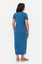 Elegancka niebieska sukienka damska Garne 3043214 zdjęcie №2