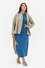 Elegancka niebieska sukienka damska Garne 3043214 zdjęcie №5