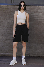 Damskie dzianinowe szorty Gate Reflective Black Without 8049221 zdjęcie №2