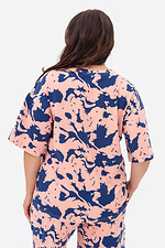 T-shirt damski bawełniany różowy we wzory LANI-T Garne 3043225 zdjęcie №3