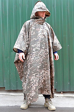 Poncho przeciwdeszczowe w militarnym kolorze pixel (5194)  8046225 zdjęcie №1