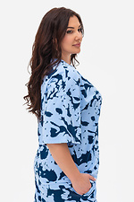 T-shirt damski bawełniany błękitny we wzory LANI-T Garne 3043227 zdjęcie №3