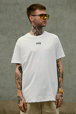 Męska oversize koszulka z nadrukiem Without Dollar White Without 8049252 zdjęcie №4