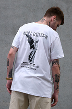 Męska oversize koszulka z nadrukiem Without Dominion White Without 8049256 zdjęcie №2